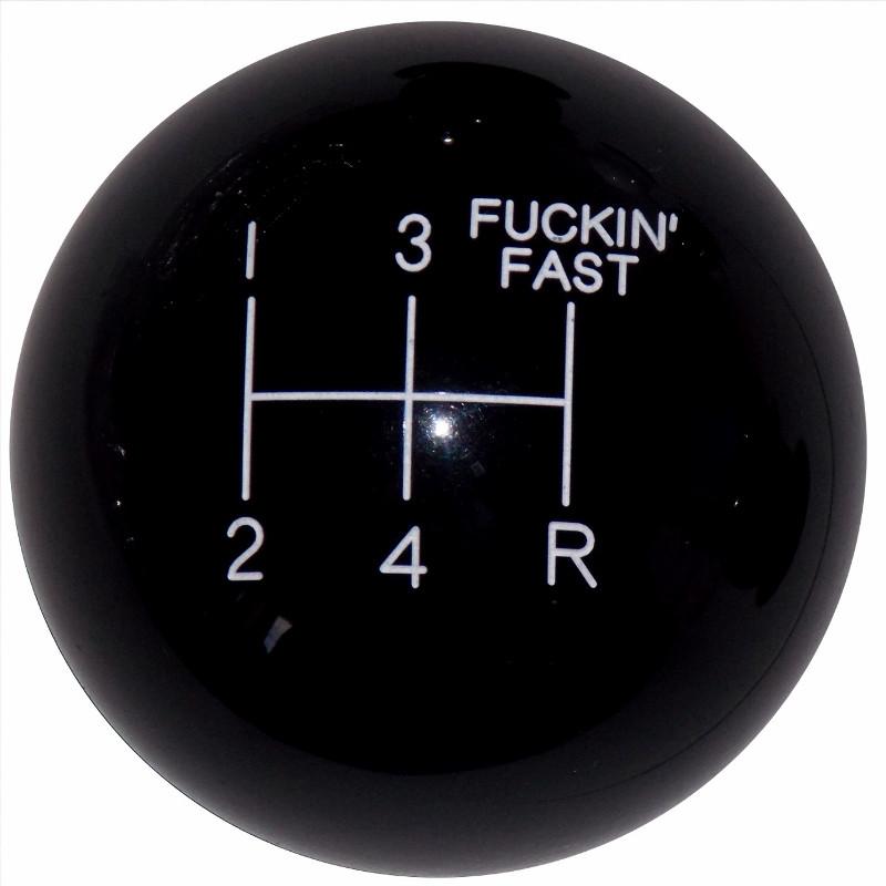 F- in Fast 5 Speed Black handle cane