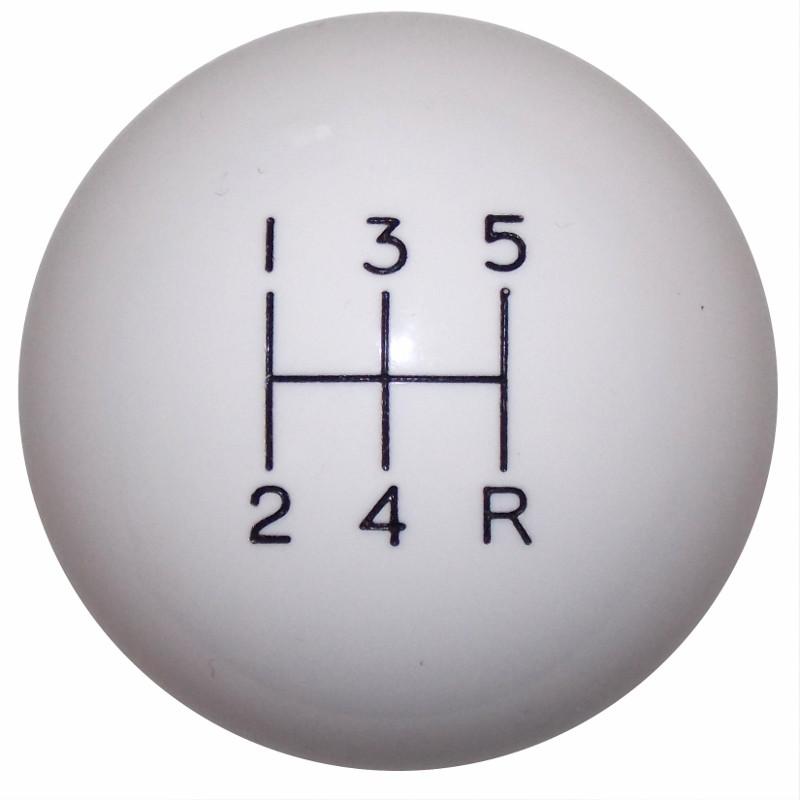 White 5 spd/ std handle cane