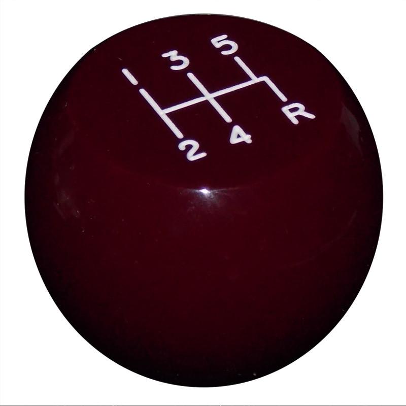 Flat Top 5 Speed Burgundy handle cane