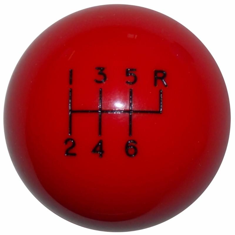 Red 6 Speed handle cane