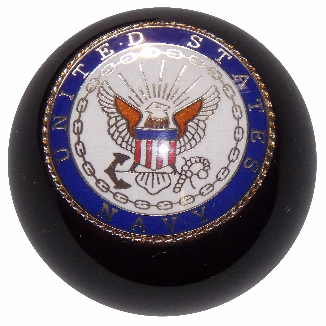 Black United States Navy handle cane