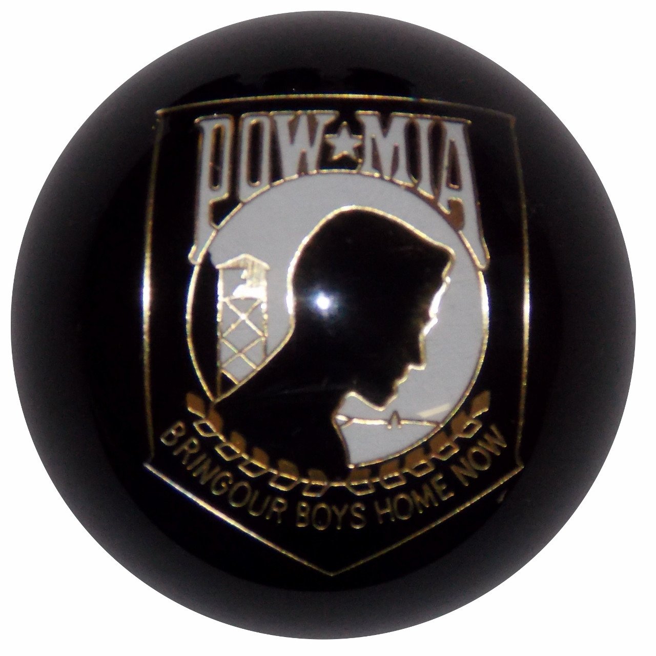 Black POW/MIA handle cane