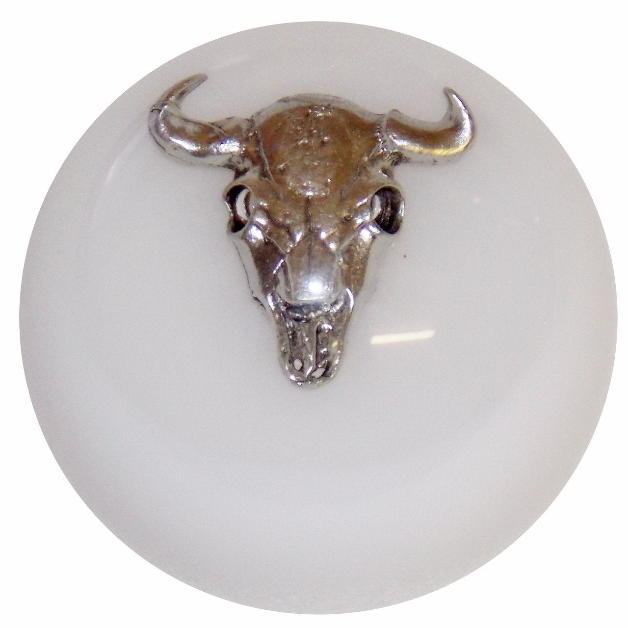 White Cow Skull handle cane
