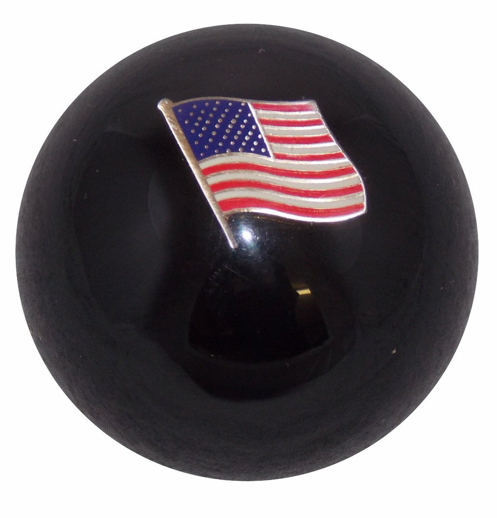 American Flag in Black handle cane