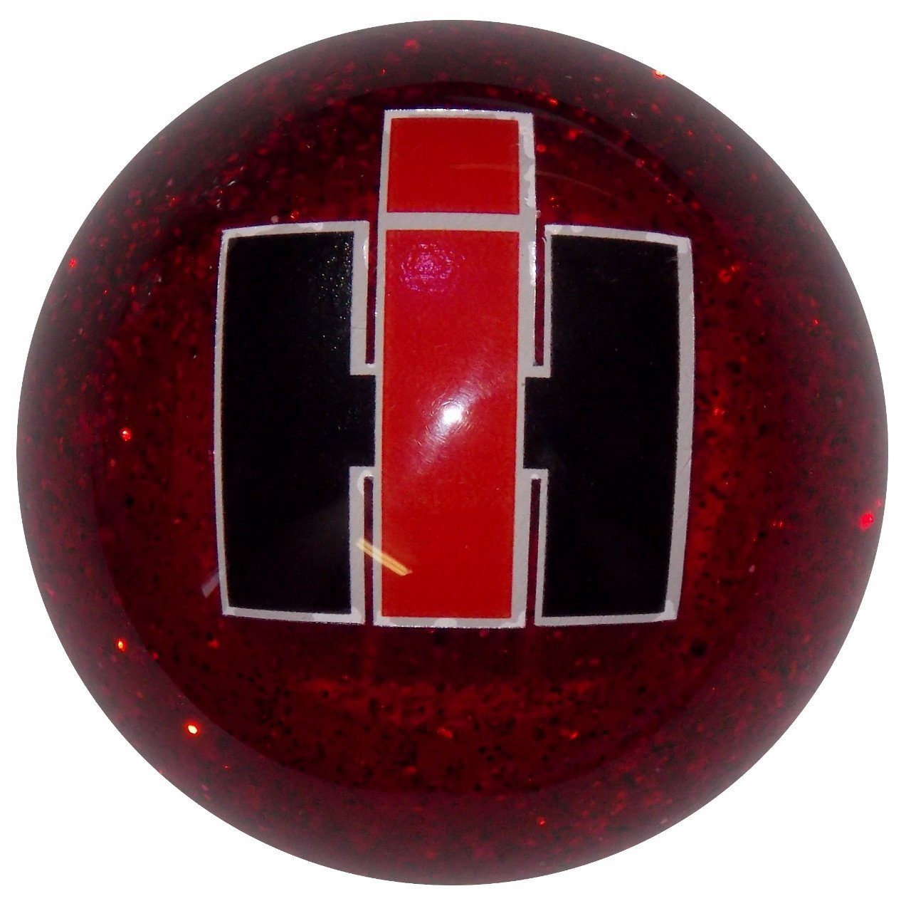 International Red Glitter handle cane