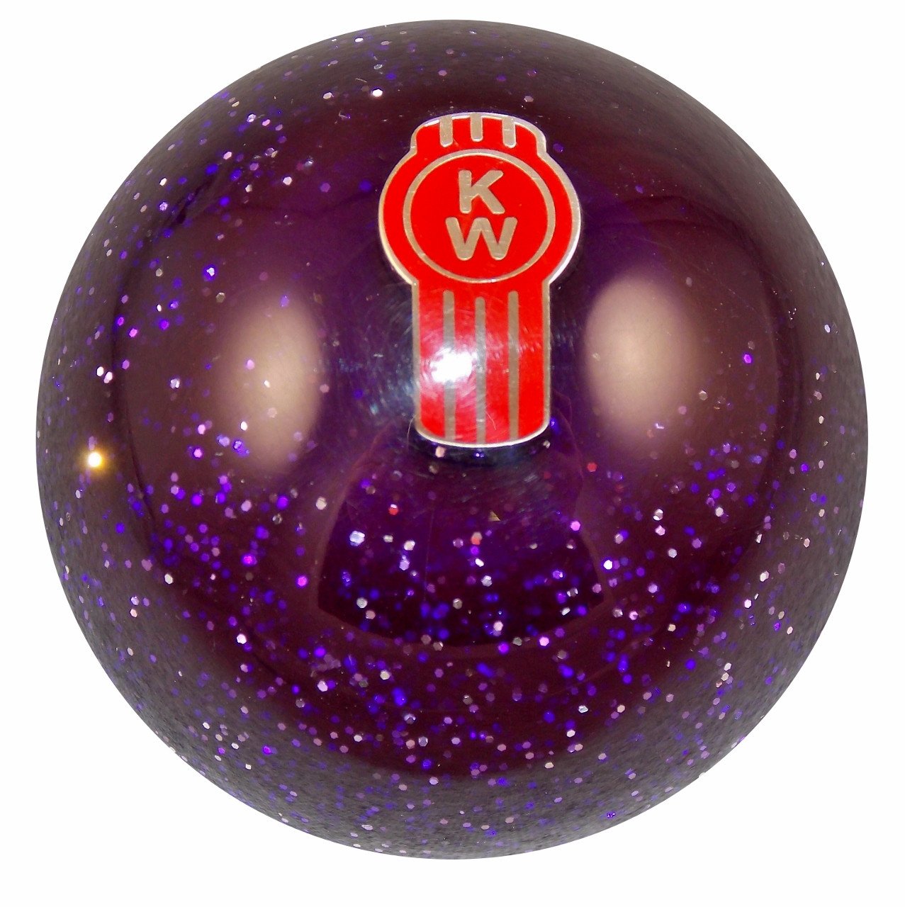 Purple Glitter Kenworth handle cane