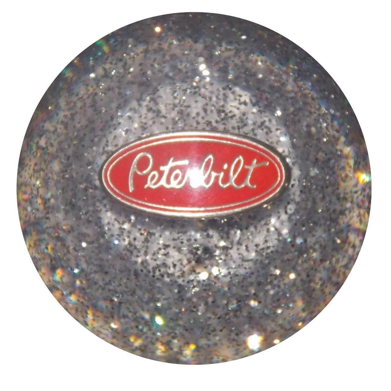 Clear Glitter Peterbilt handle cane
