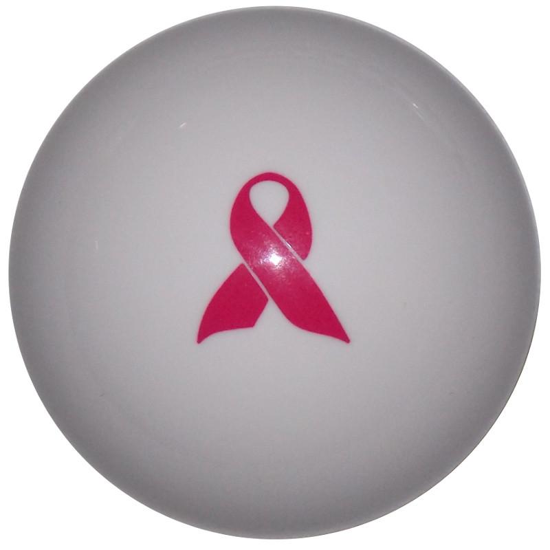 Pink Ribbon Awareness White handle cane