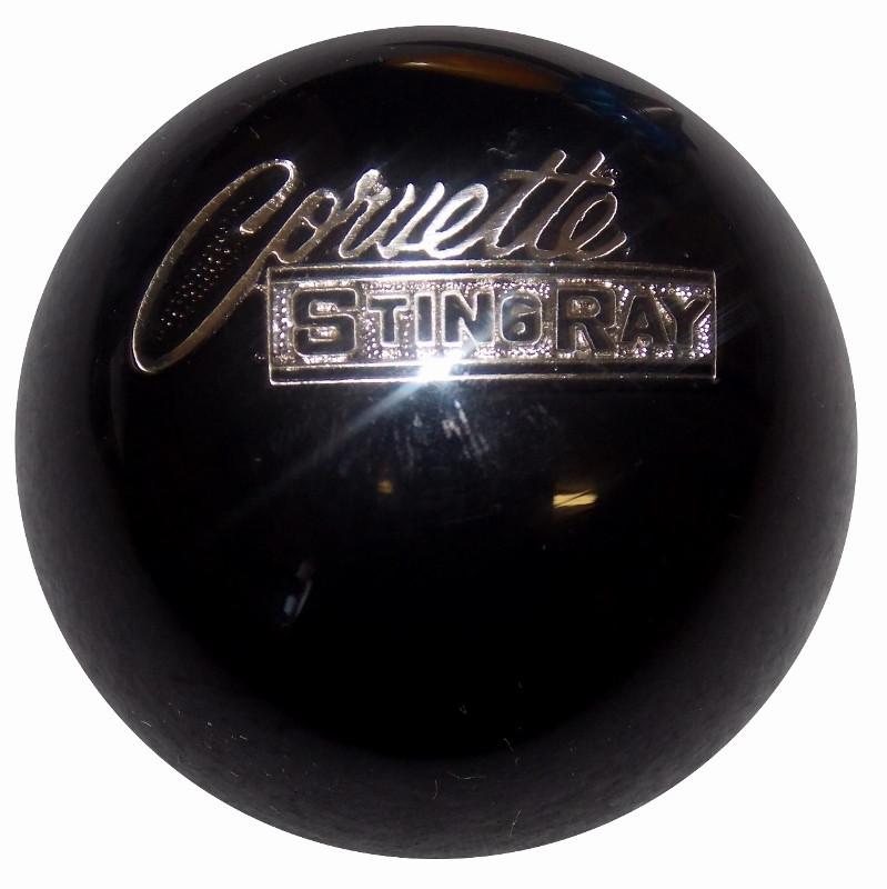 Black Corvette StringRay Emblem handle cane