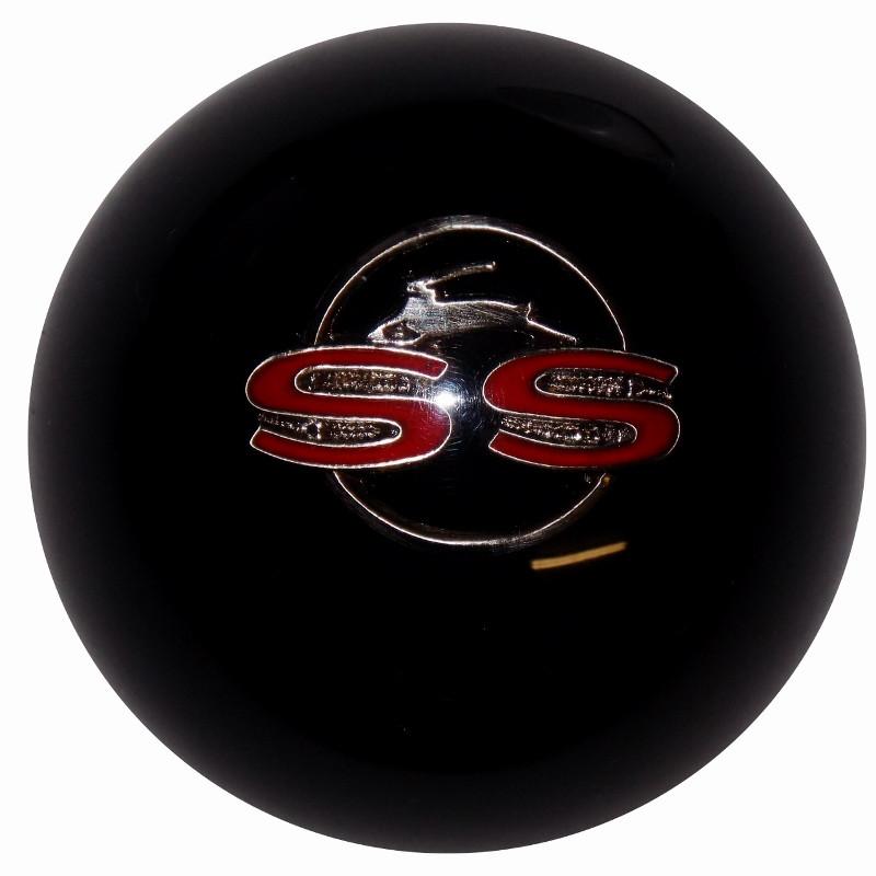 Black Impala SS Emblem handle cane