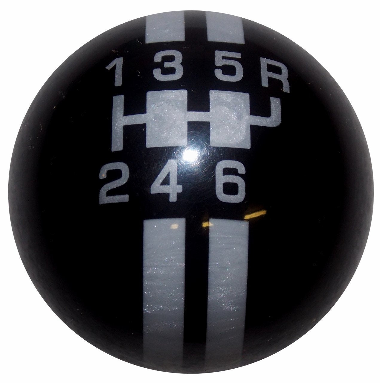 Rally Stripe 6 Speed Black with Gray handle cane