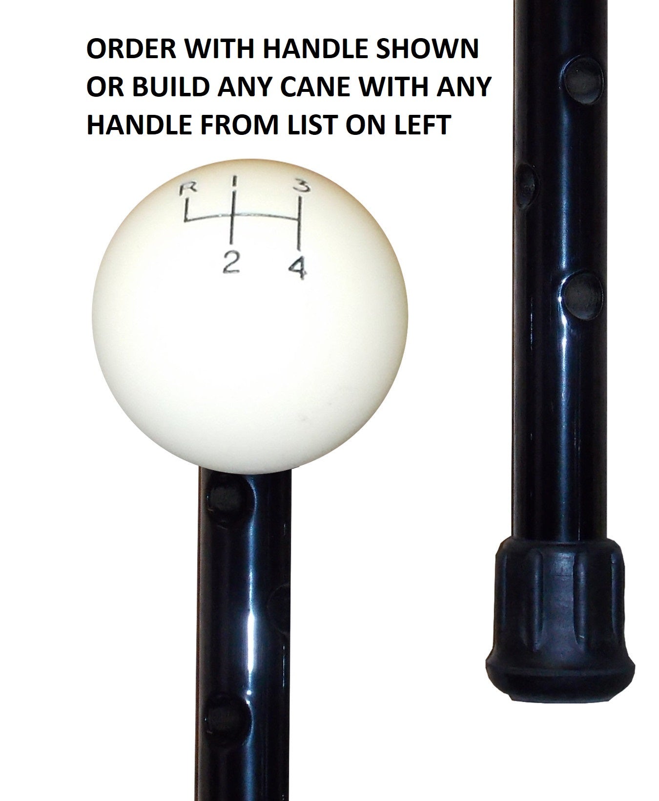 custom gloss black ventilator aluminum super duty cane