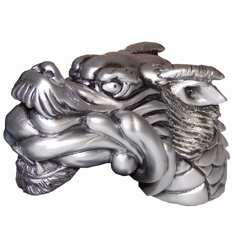 Pewter Dragon handle cane