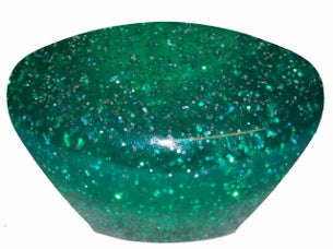 Nostalgic Glitter Green handle cane