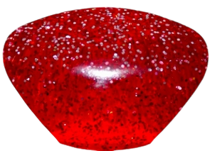 Nostalgic Glitter Red handle cane