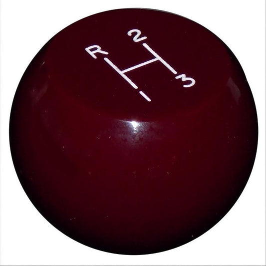 Flat Top 3 Speed Burgundy handle cane