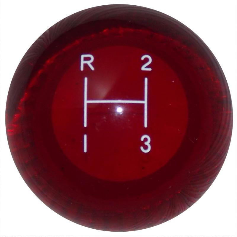3 Speed Clear Red handle cane