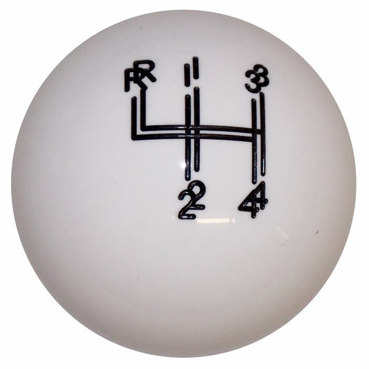 Shaker 4 Speed White Knob