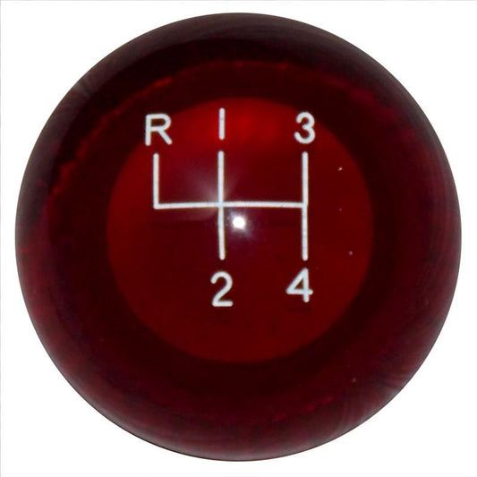 Clear Red 4 Speed handle cane