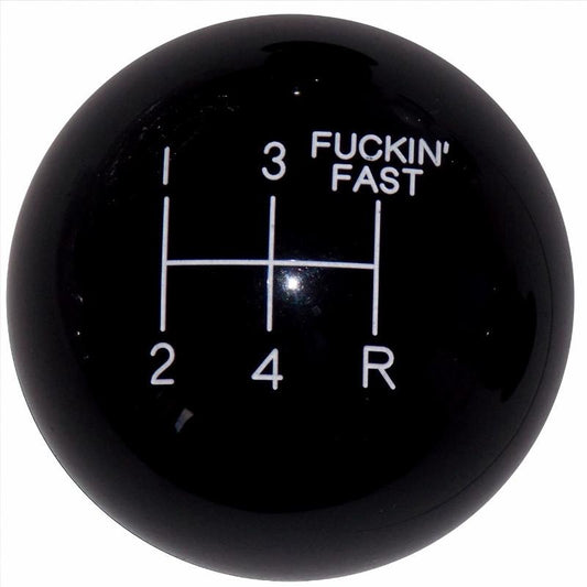 F- in Fast 5 Speed Black handle cane