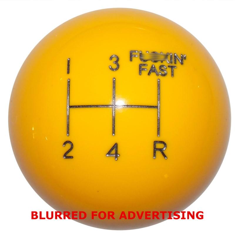F-in Fast 5 Speed Yellow handle cane