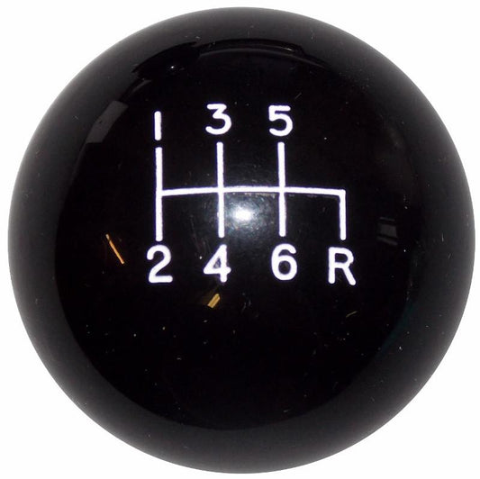 Black 6 Reverse Down Right handle cane