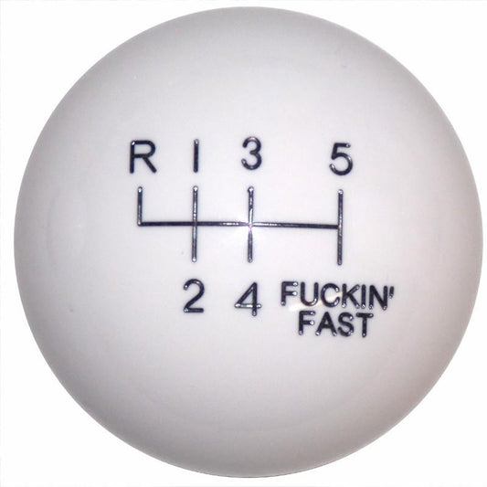 F-in Fast New 6 Speed White handle cane