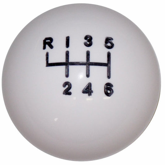 White New 6 Speed handle cane
