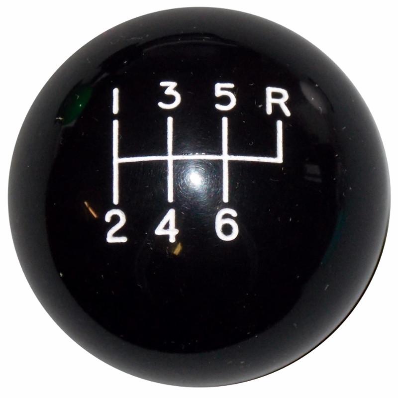 Black 6 speed Shift handle cane