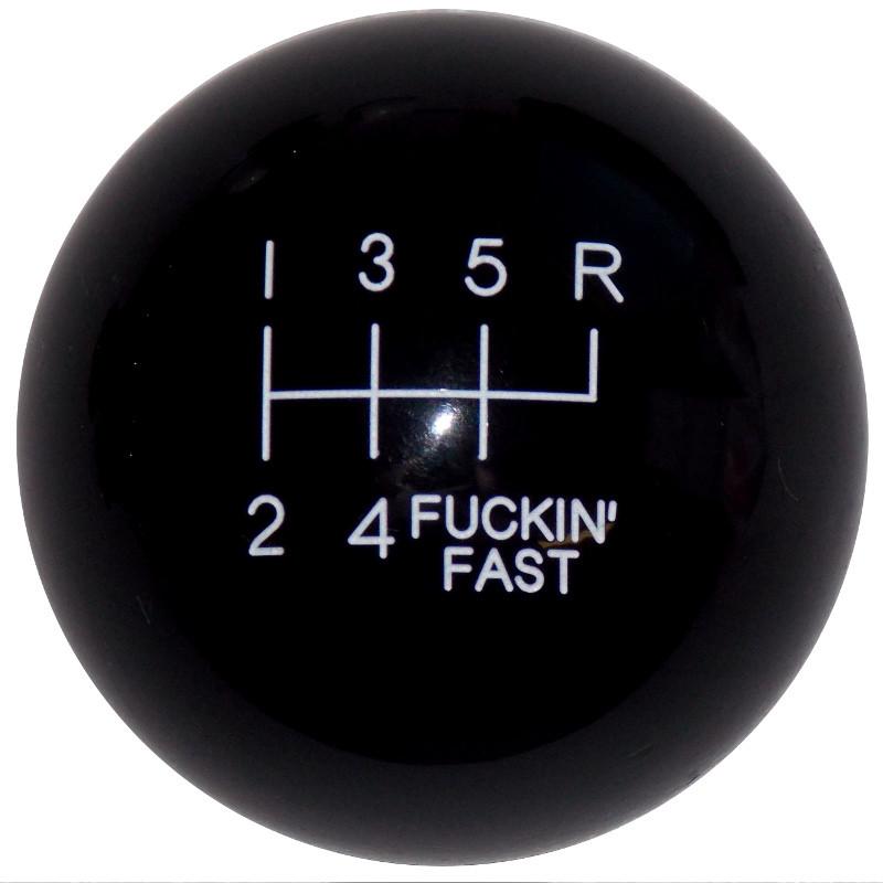 F-in Fast 6 Speed Black handle cane