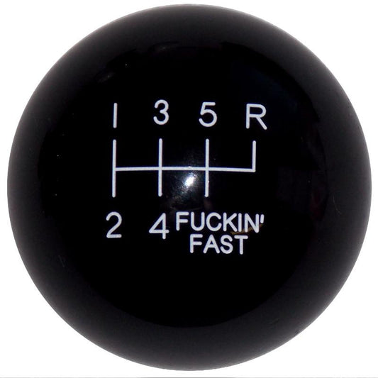 F-in Fast 6 Speed Black handle cane