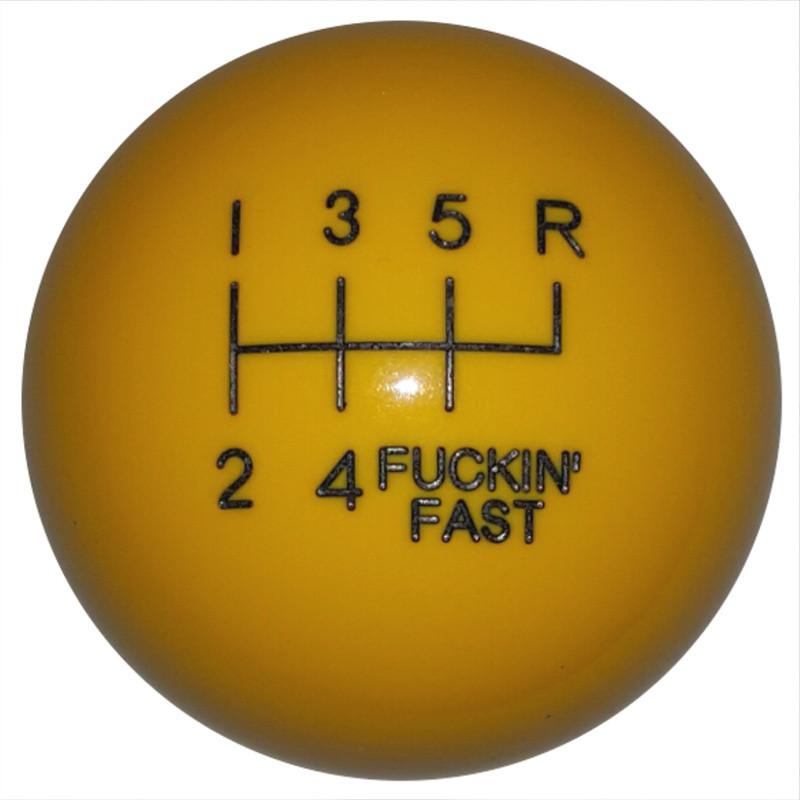 F-in Fast 6 Speed Yellow handle cane