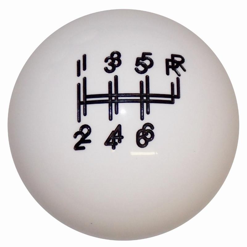 Shaker 6 Speed White handle cane