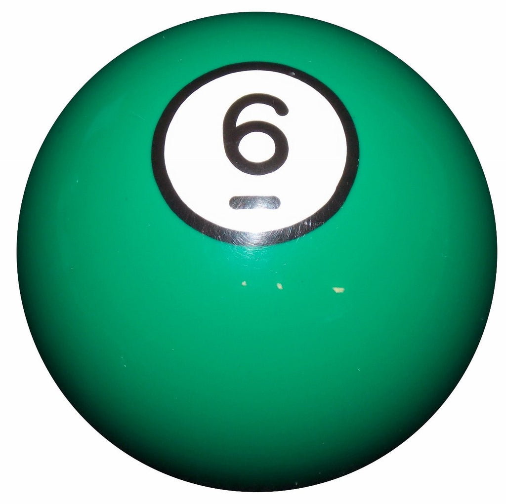 6 Ball Green Billiard handle cane