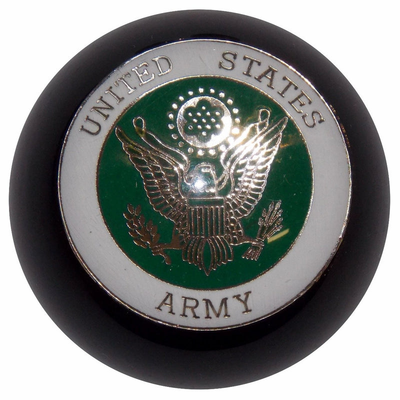 Black U.S. Army handle cane