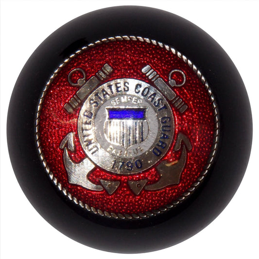 Black U.S. Coast Guard handle cane