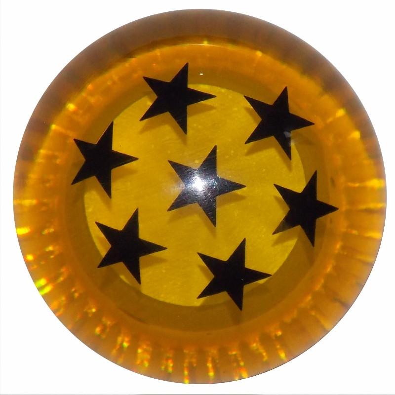 Dragon Ball Amber w/Black Stars handle cane