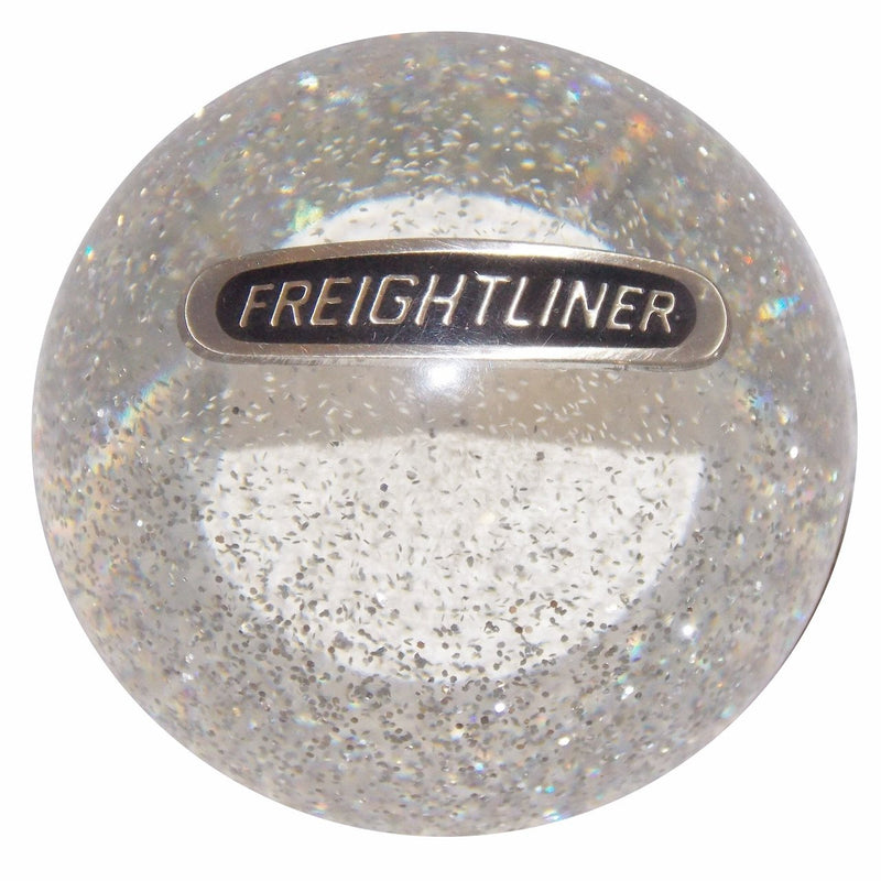 Clear Glitter Freightliner handle cane