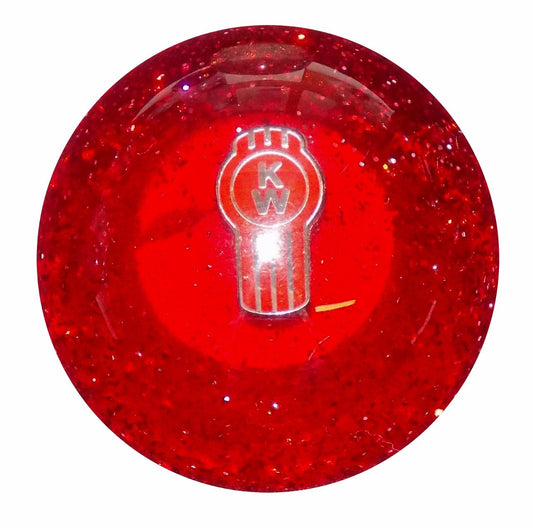 Red Glitter Kenworth handle cane