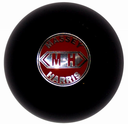 Massey Harris Emblem Black handle cane