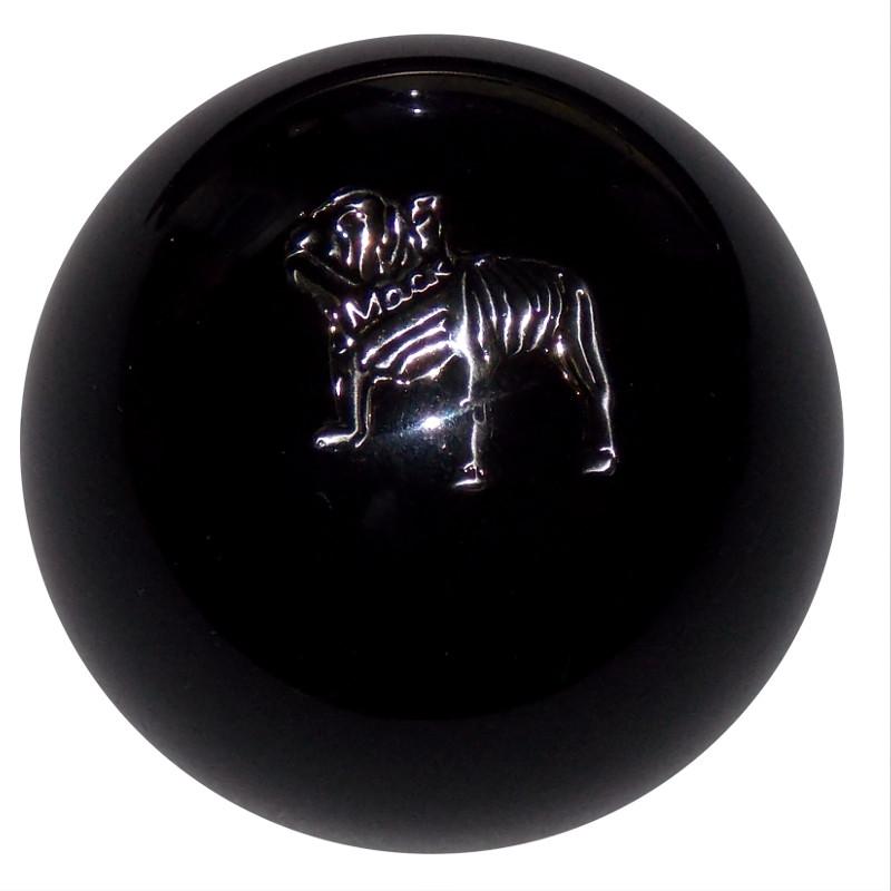 Mack Bulldog Logo Black handle cane