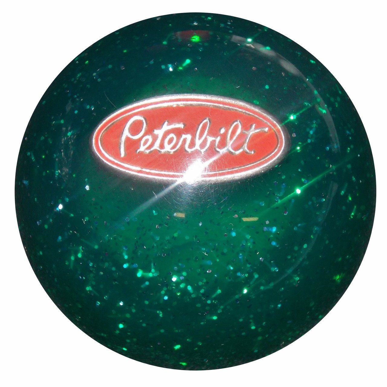 Green Glitter Peterbilt handle cane