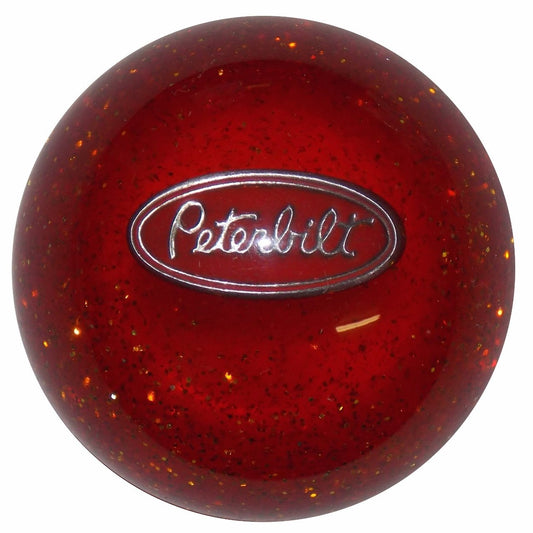 Orange Glitter Peterbilt handle cane
