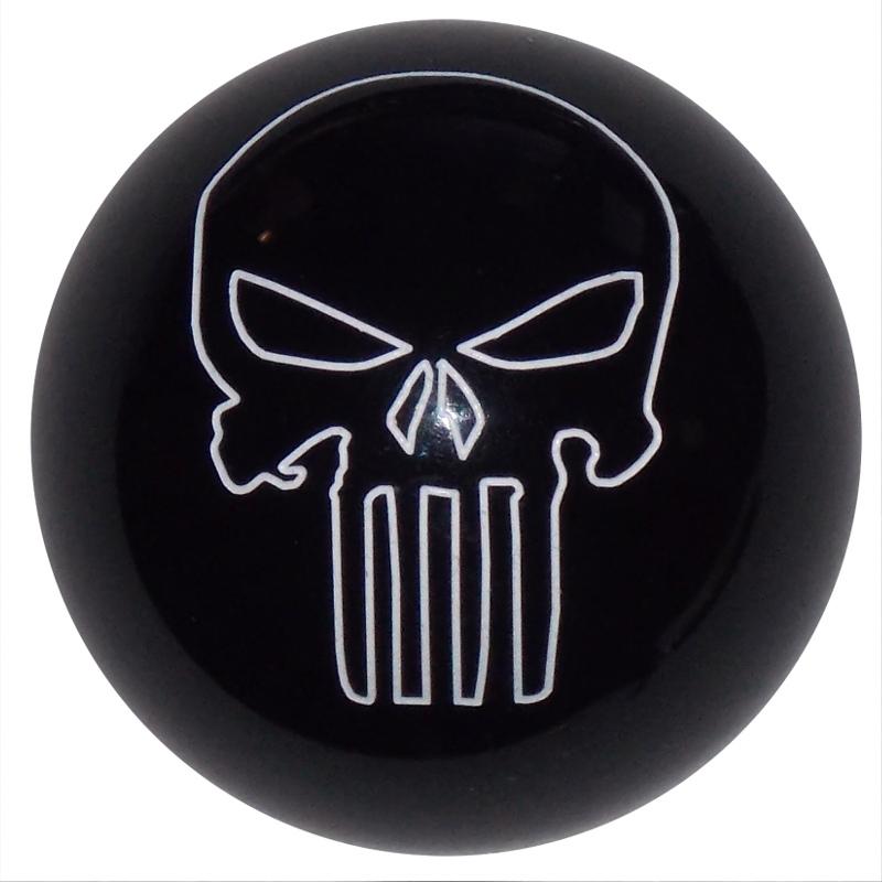 Punisher Skull Black handle cane