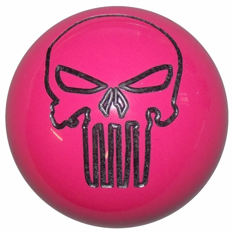 Punisher Skull Hot Pink handle cane