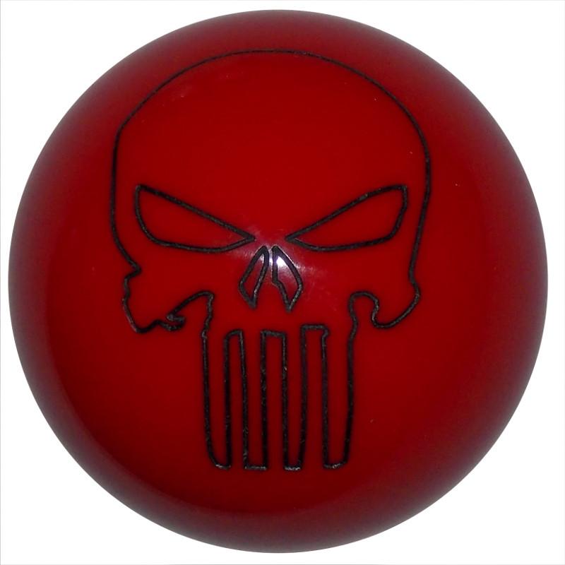 Punisher Skull Red handle cane