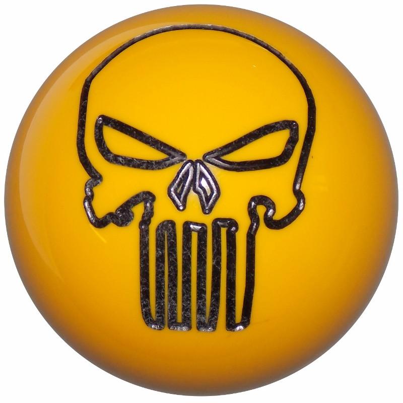 Punisher Skull Yellow handle cane