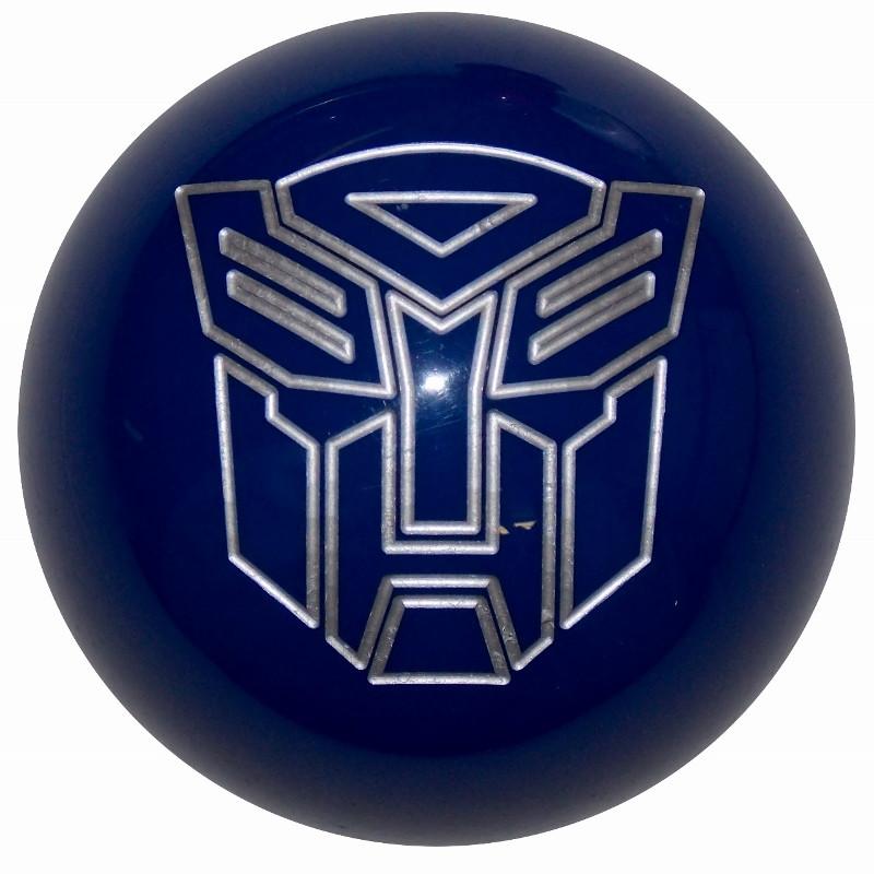 Blue Autobot handle cane
