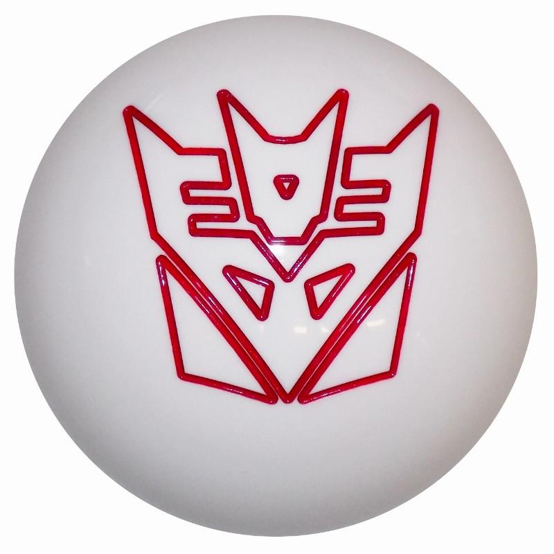 White Decepticon handle cane