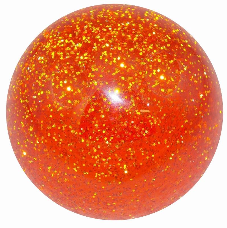 Orange Glitter handle cane
